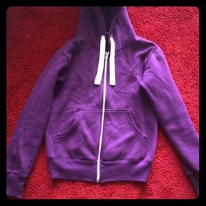 Purple hoodie